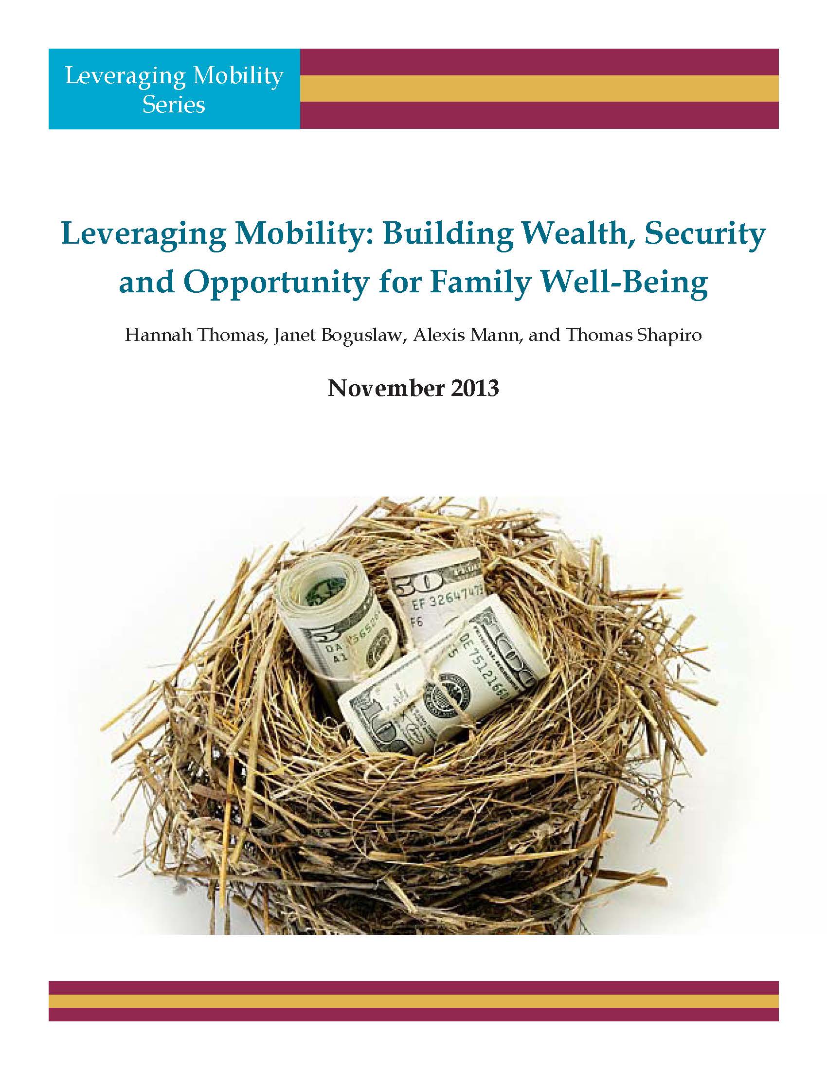 Cover of leveraging mobility report