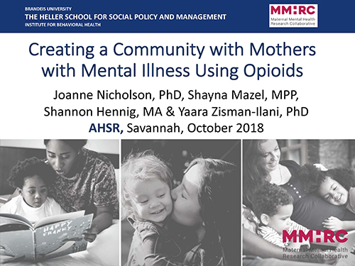 Cover of 2018 AHSR conference presentation