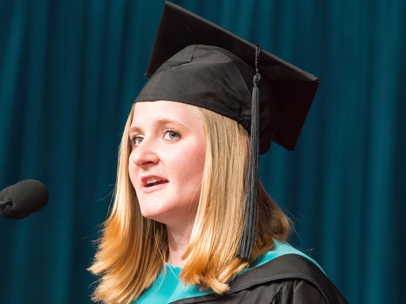 Allysha Roth, MPP'15, Brandeis University Graduate Commencement Speaker