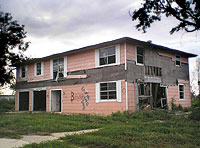 House in post-Katrina Louisiana