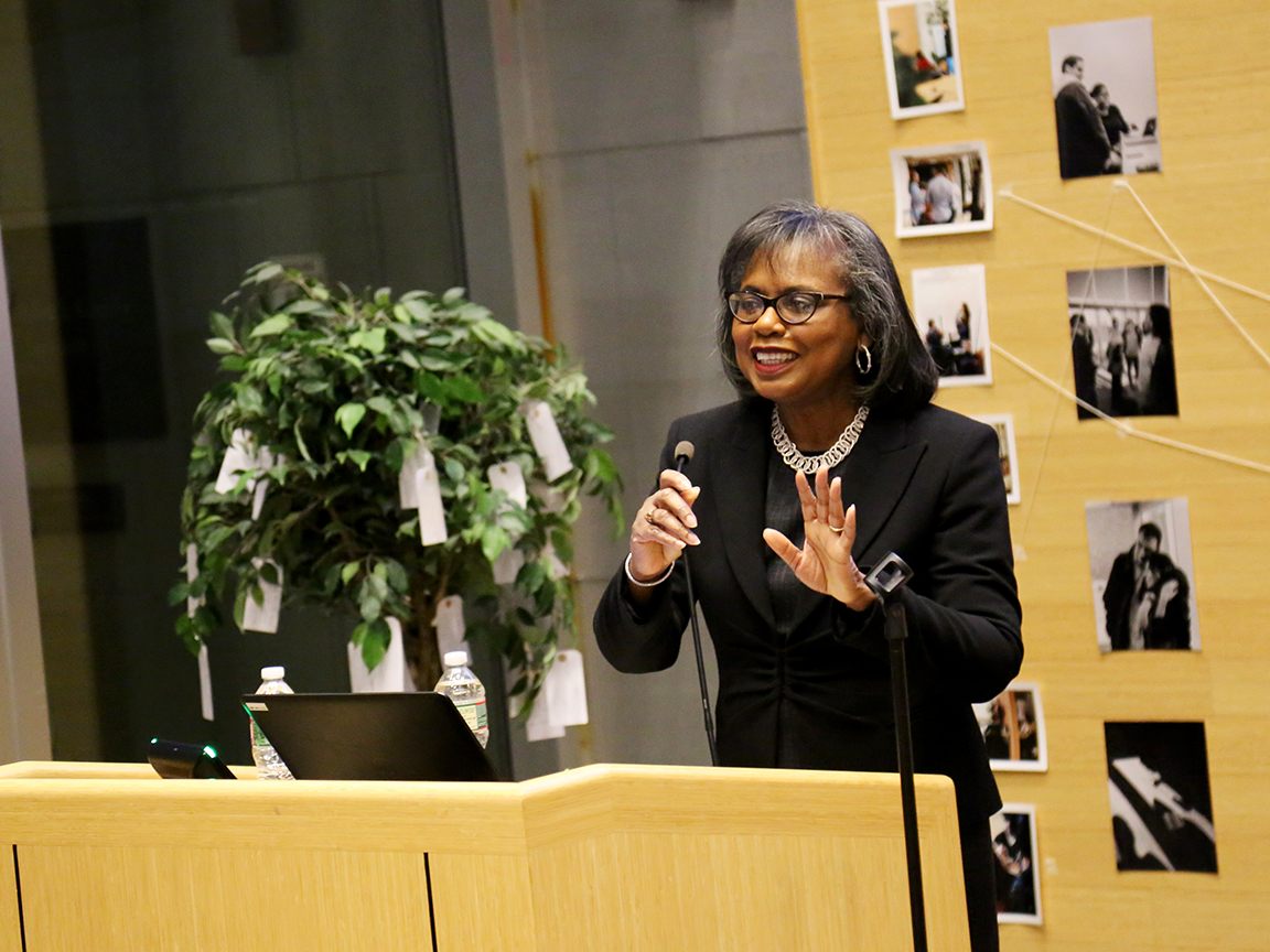University Professor Anita Hill Delivers Heller MBA Distinguished Management Lecture