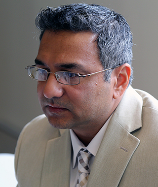 Rajesh Sampath, Associate Professor of the Philosophy of Justice, Rights, and Social Change and Associate Director of the Master's Program in Sustainable International Development