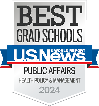 U.S. News & World Report Best Grad Schools Health Policy & Management 2024 Badge