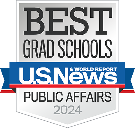 U.S. News & World Report Best Grad Schools Public Affairs 2024 Badge