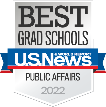 U.S. News and World Report Best Grad Schools Public Affairs 2022 Badge