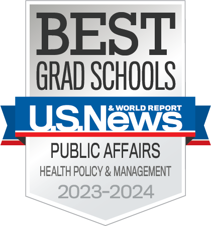 U.S. News & World Report Best Grad Schools Health Policy & Management 2023-2024 Badge