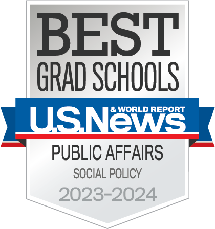 U.S. News & World Report Best Grad Schools Social Policy 2023-2024 Badge