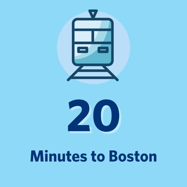 Graphic: 20 minutes to Boston