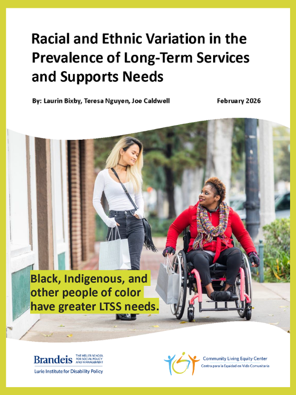 Racial and Ethnic Variation in the Prevalence of Long-Term Services and Supports Needs - Community Living Equity Center