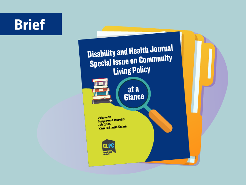 Disability and Health Journal - Special Issue: At a Glance