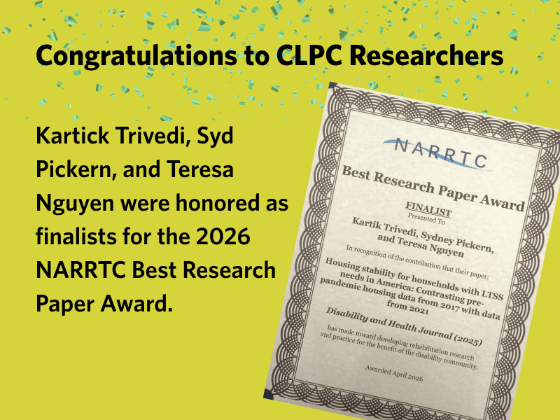 Congratulations - 2026 finalists for the NARRTC best research paper award