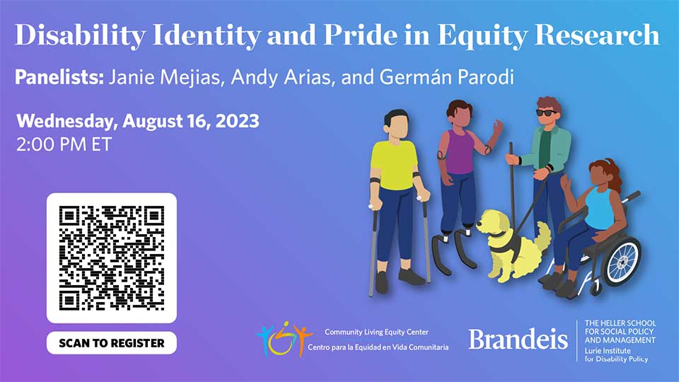 Disability Identity and Pride in Equity Research registration