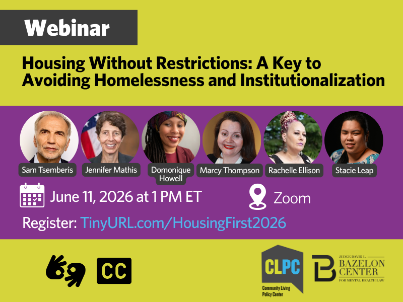 Housing First webinar