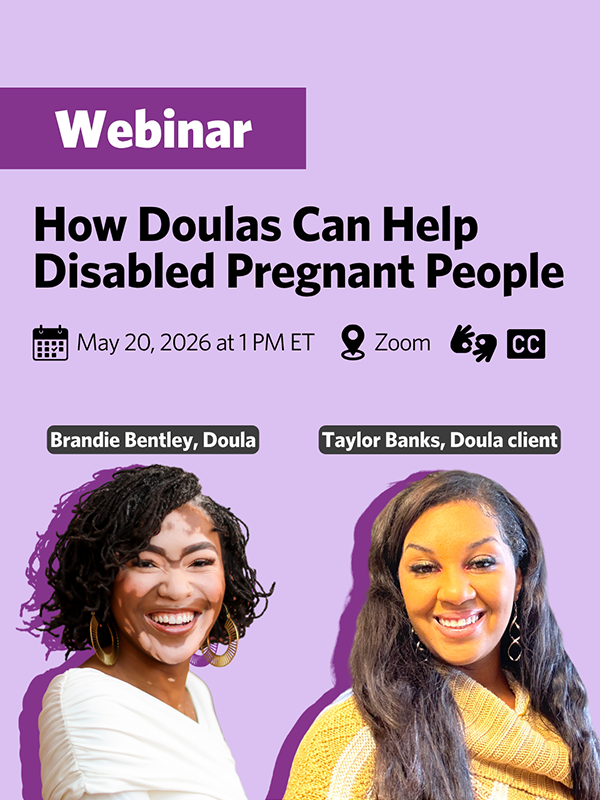 How Doulas Can Help Disabled Pregnant People webinar