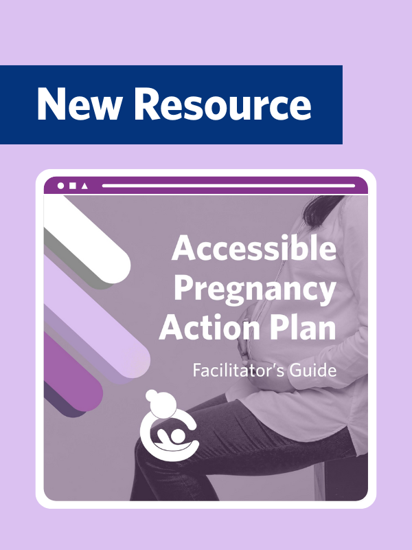 Accessible Pregnancy Action Plan announcement