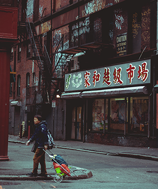 Chinatown storefront in Boston