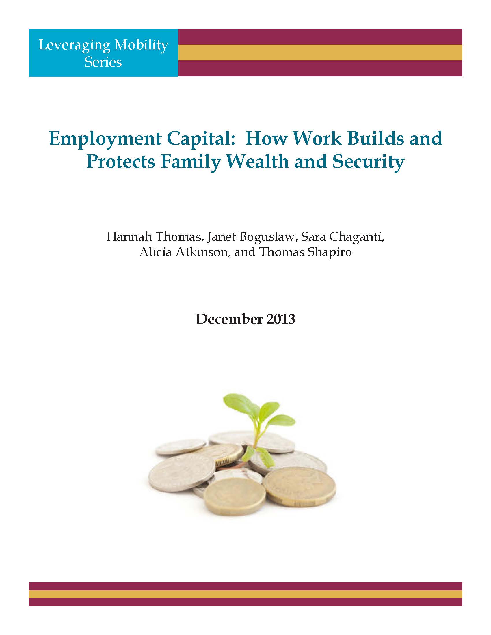 Cover of employment capital report