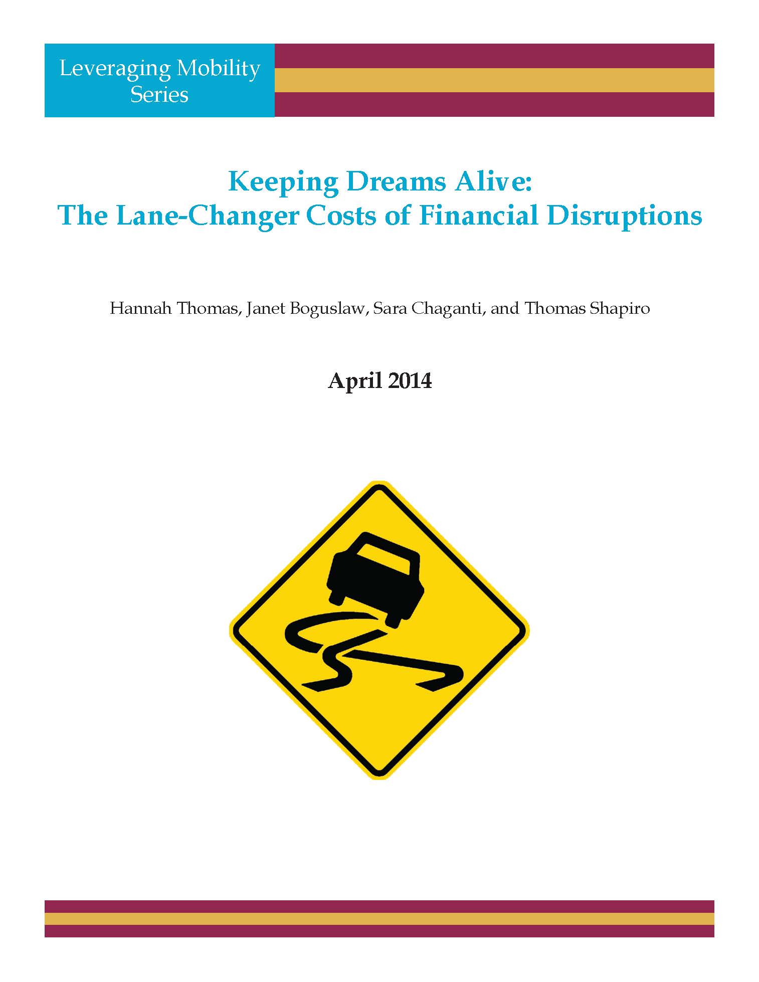 Cover of keeping dreams alive report