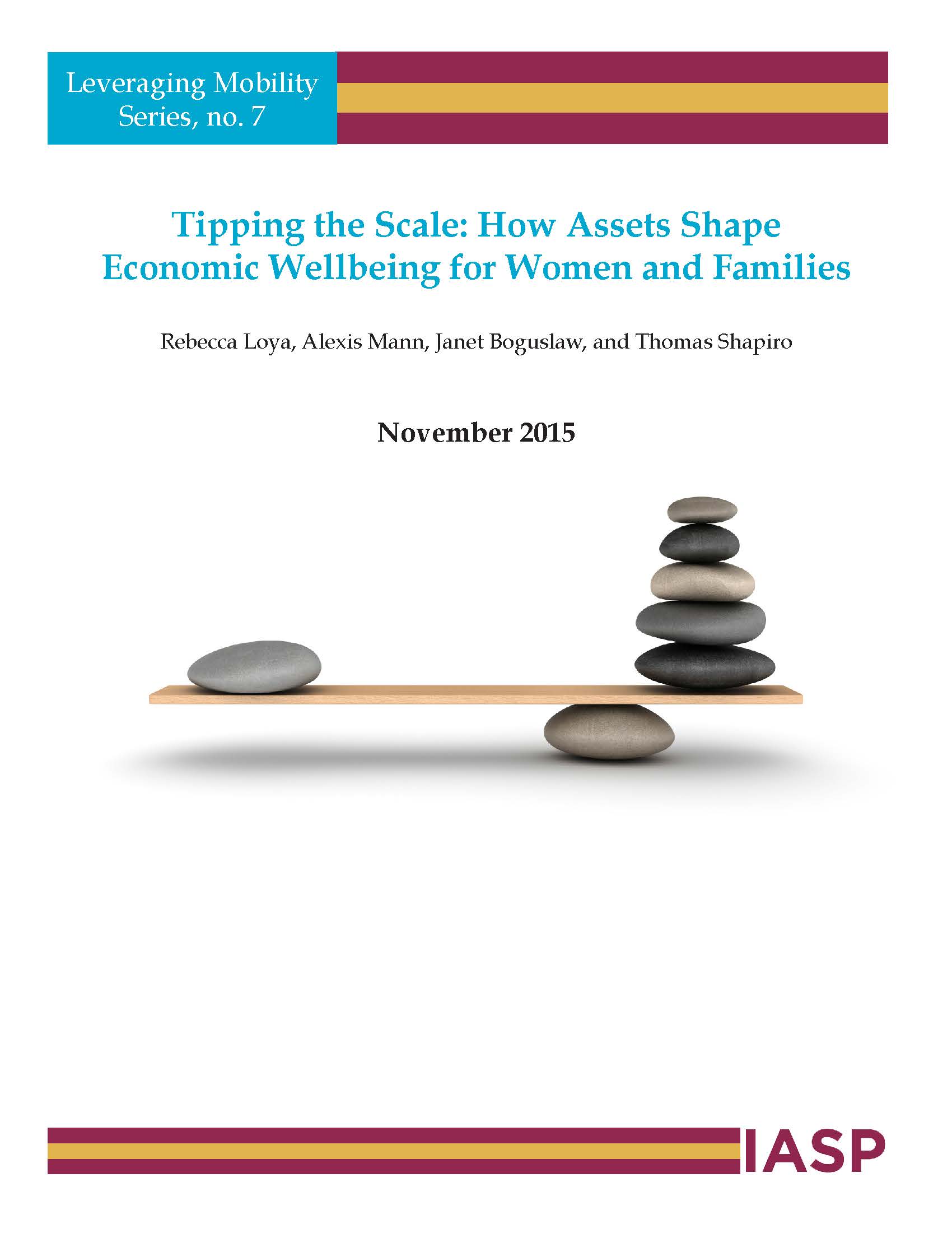 Cover for Tipping the Scales report
