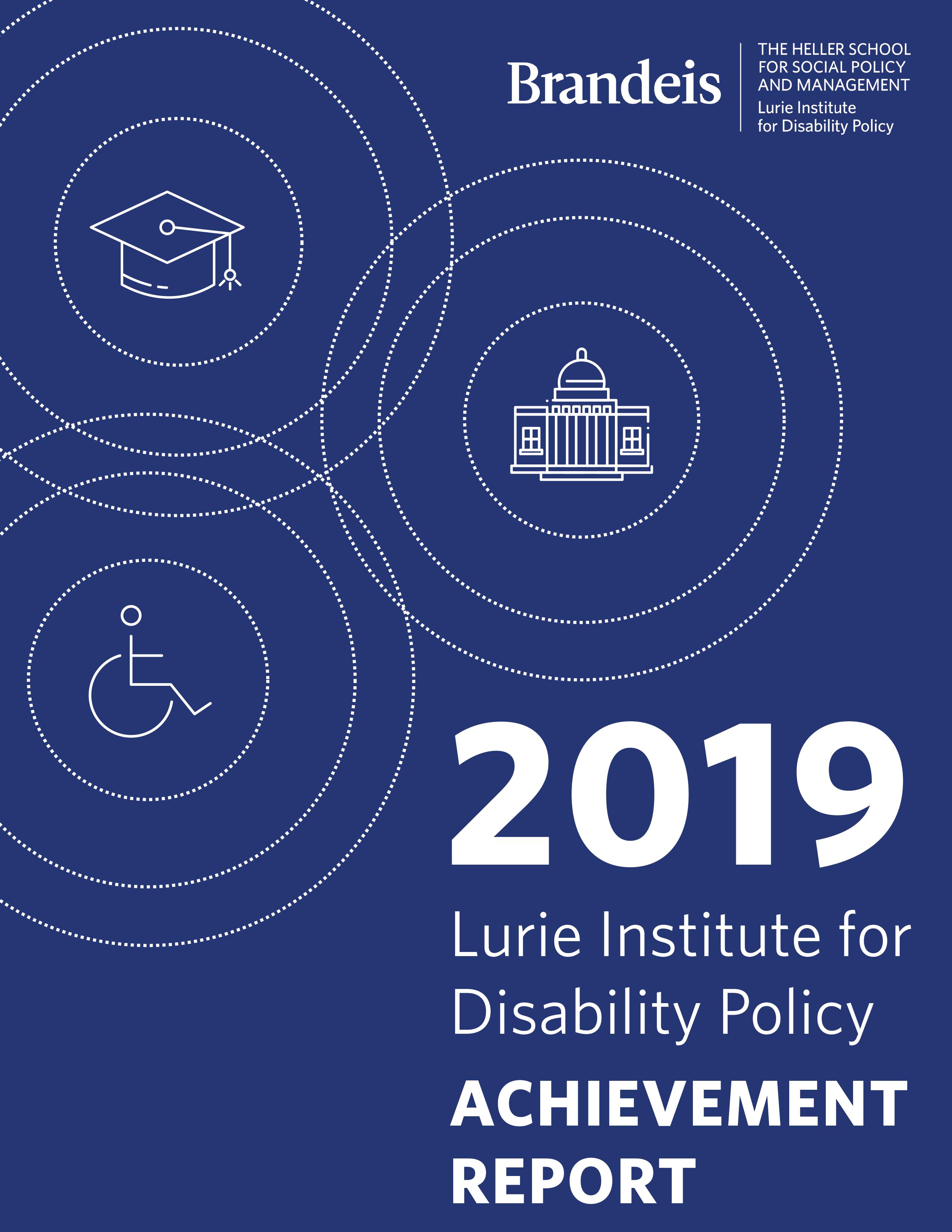 Lurie Institute for Disability Policy 2019 Achievement Report