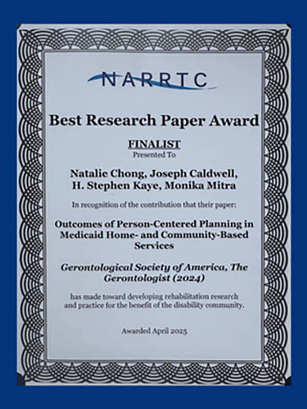 NARRTC Best Research Paper Award - Finalist for 2025