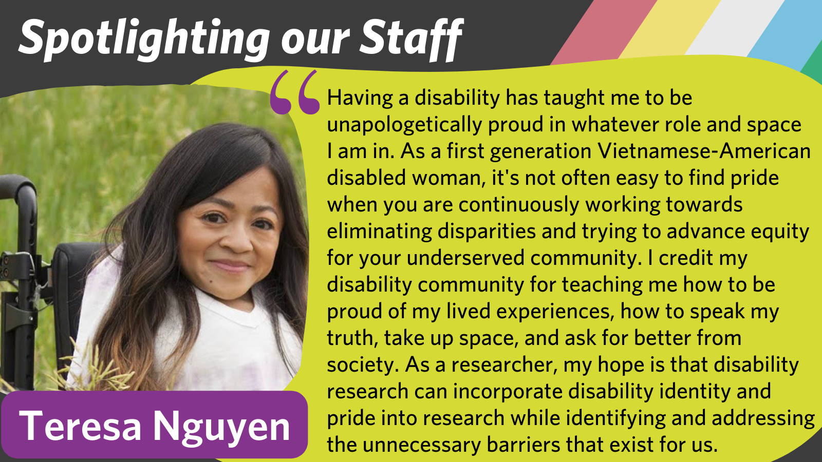 Disability Pride Month 2023 - Teresa Nguyen