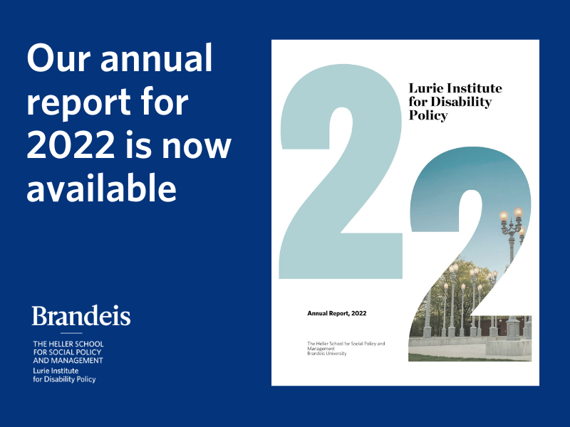 Lurie Institute's Annual Report for 2022 now available