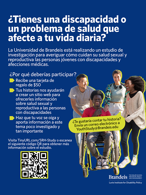 Sexual and Reproductive Health of Young People Study flyer (Spanish version)