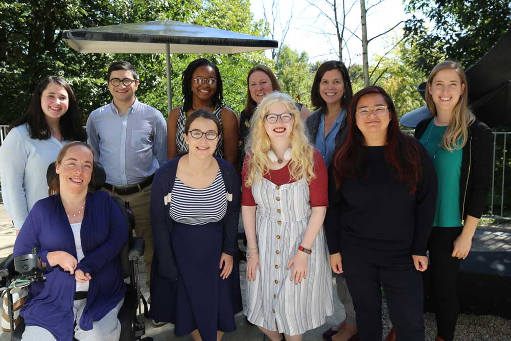 2019 Lurie Undergraduate Fellows in Disability Policy, along with Research Associate Robyn Powell