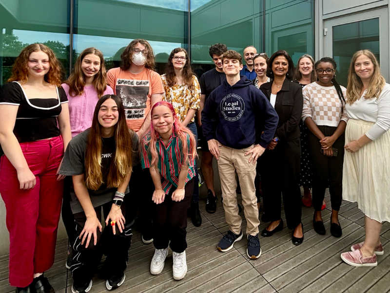 Lurie Institute Student Fellows for 2024–25, with researcher and staff members of the Lurie Institute