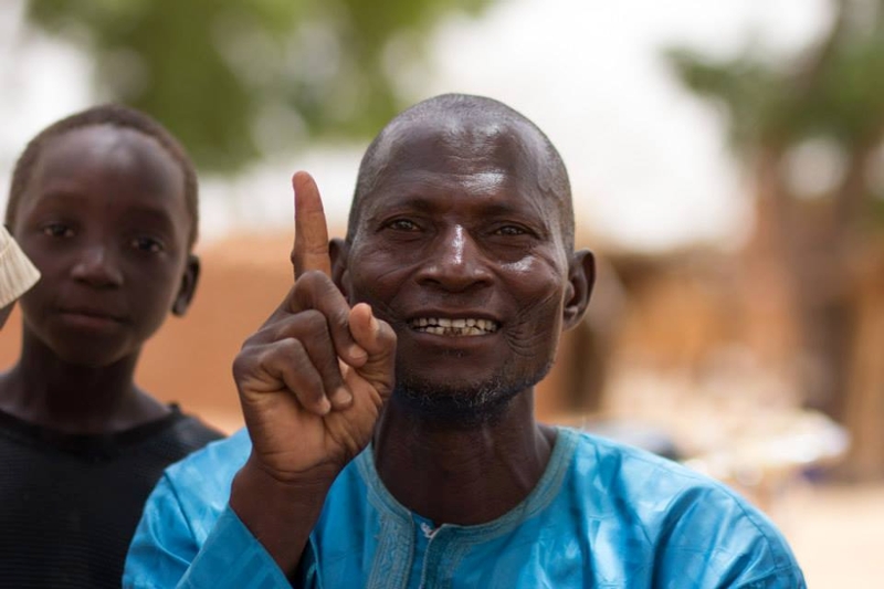 Photo of man in Niger by Josh Cramer-Montes