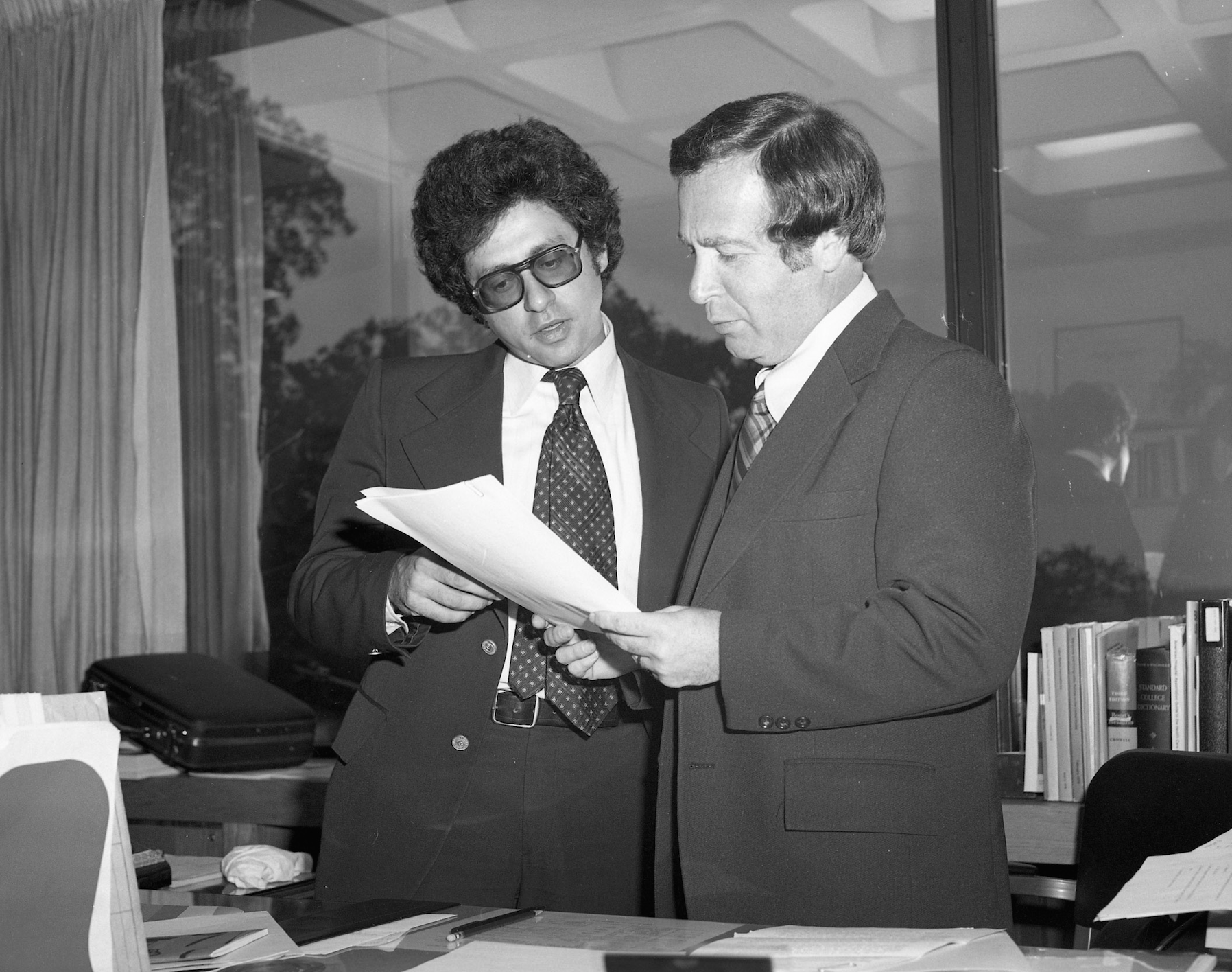 Photo of Stan Wallack and Stuart Altman in 1978