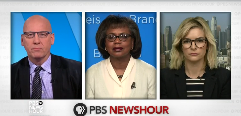 image of Anita Hill on PBS NewsHour