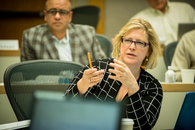 image of EMBA students in the classroom