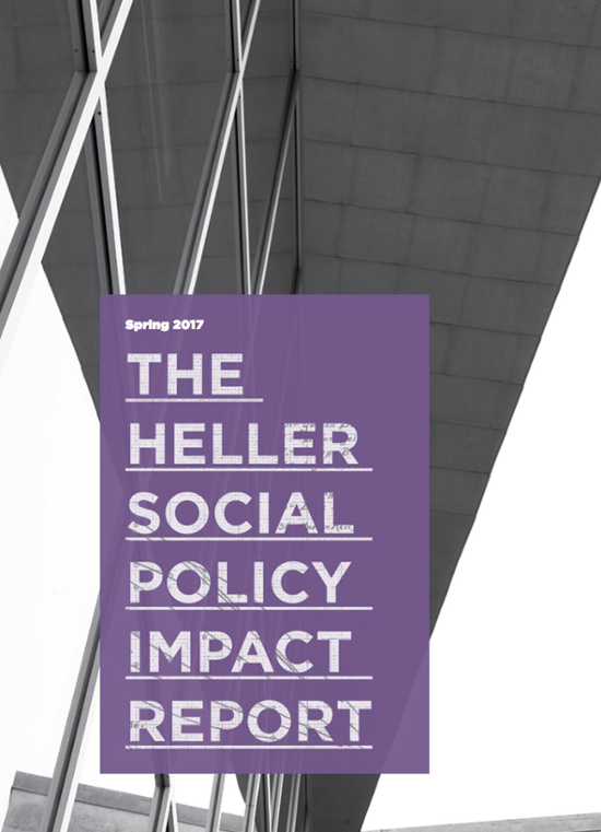 Cover of Spring 2017 Heller Social Policy Impact Report