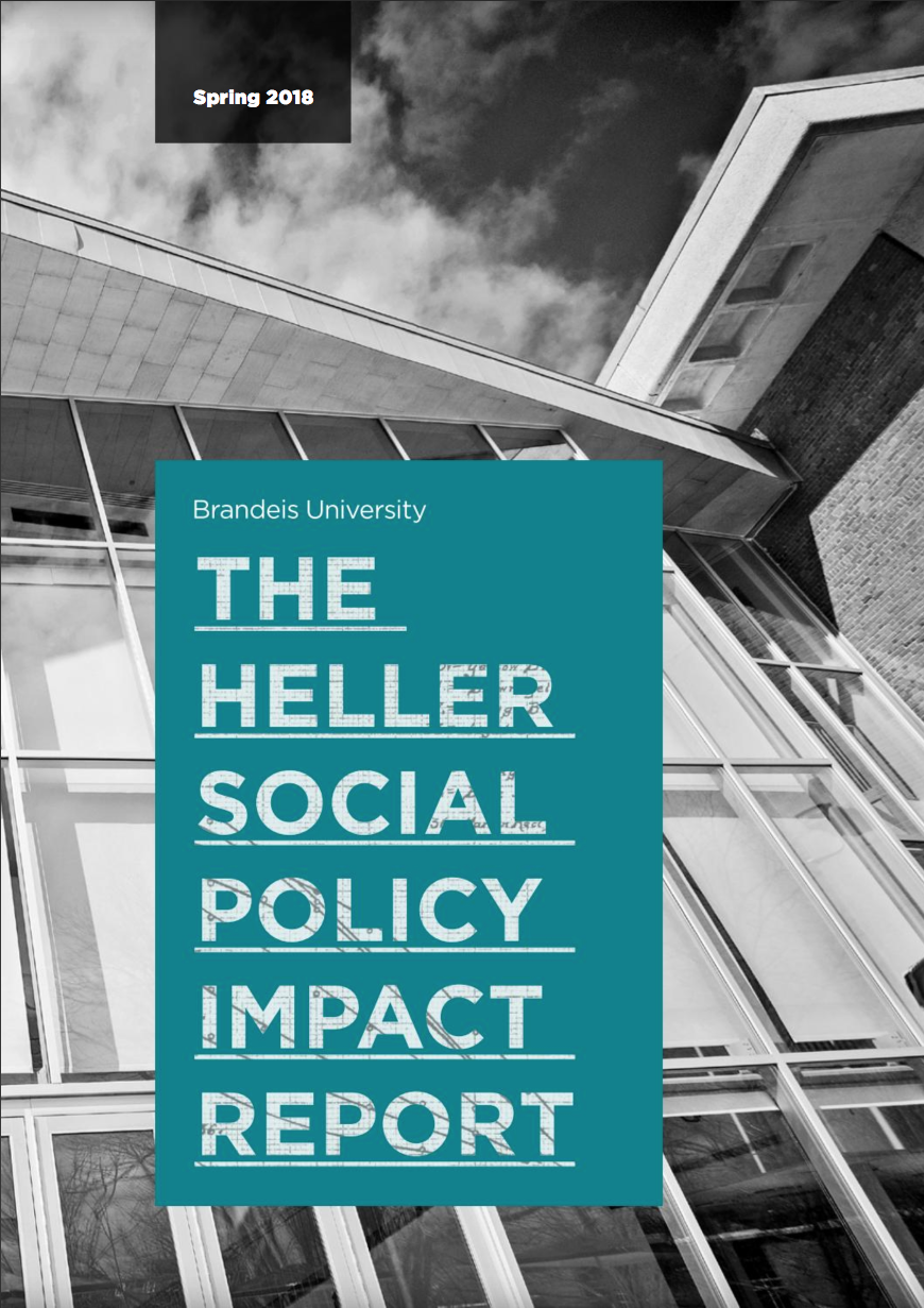 The cover of the Spring 2018 Social Policy Impact Report