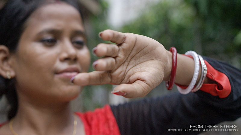 A dancer in a documentary about Kolkata Sanved by Sydney Skov, MA SID'15,