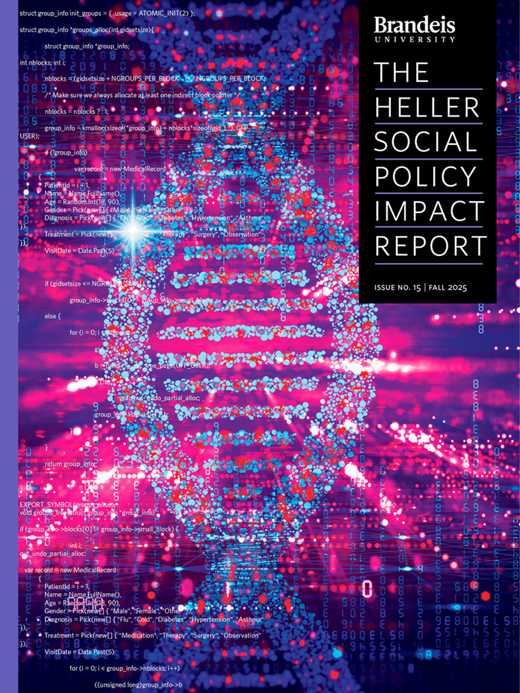 Cover of the fall 2025 Heller Social Policy Impact Report