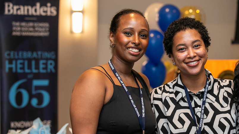 Saynab Maalin, MPP'25, and Calah McQuarters, MBA/MPP'25