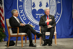 Pres. Bill Clinton and Jehuda Reinharz