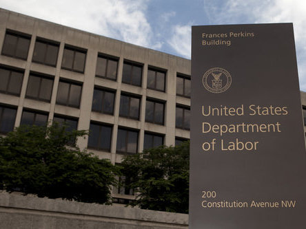 entrance to the US Department of Labor