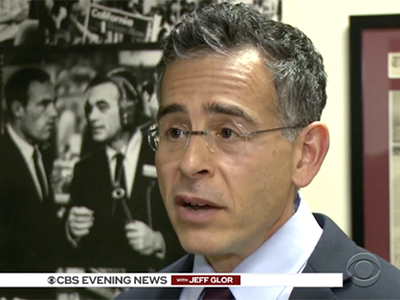 Andrew Kolodny in an interview for the CBS Evening News