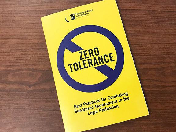 A book about zero tolerance to sexual harassment