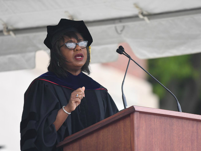 Anita Hill Delivers 2018 Commencement Address