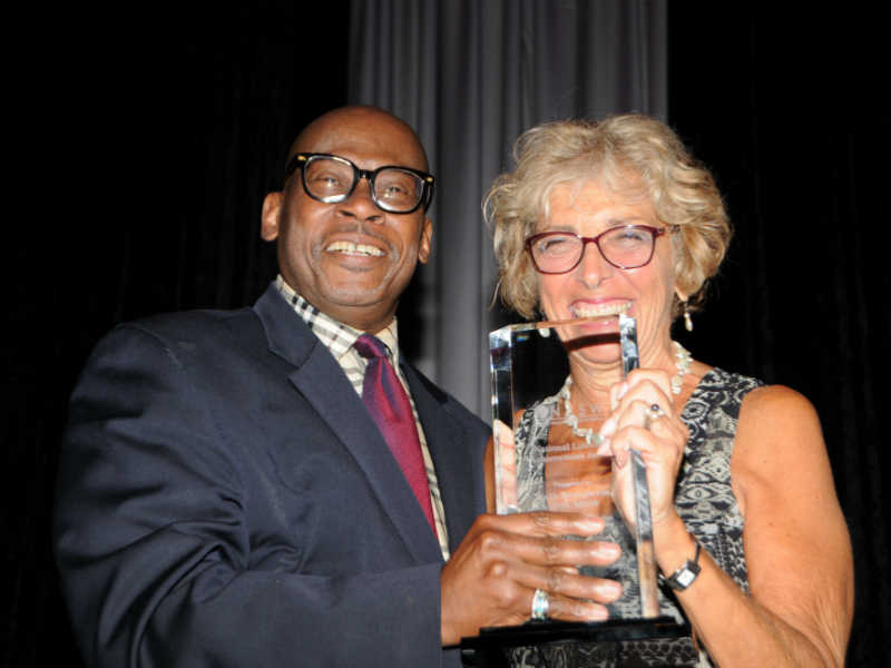 Former Stony Brook University Social Work Dean Ruth Brandwein receives NASW Lifetime Achievement Award 