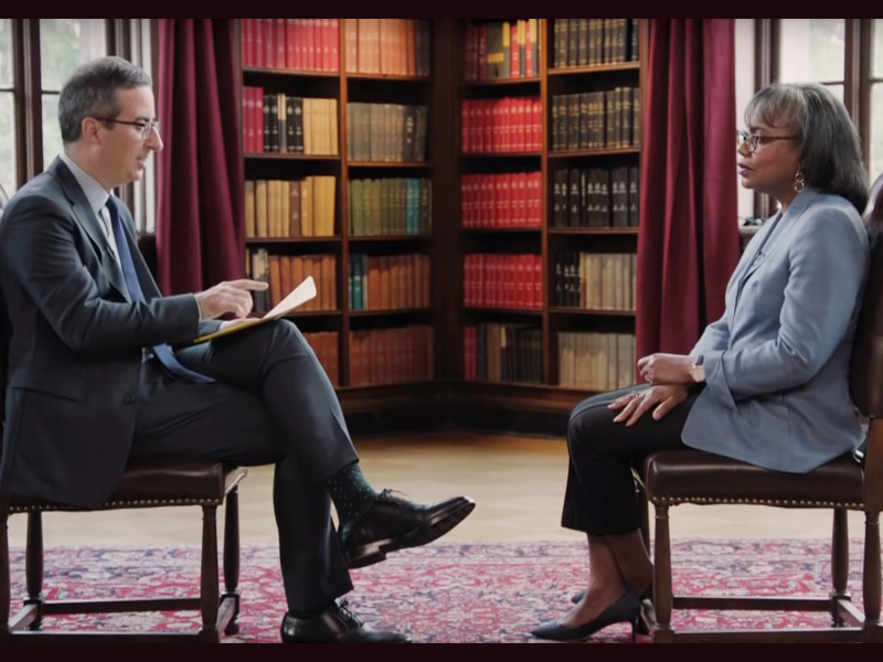 Anita Hill to John Oliver: ‘I’ve had my life turned upside down’