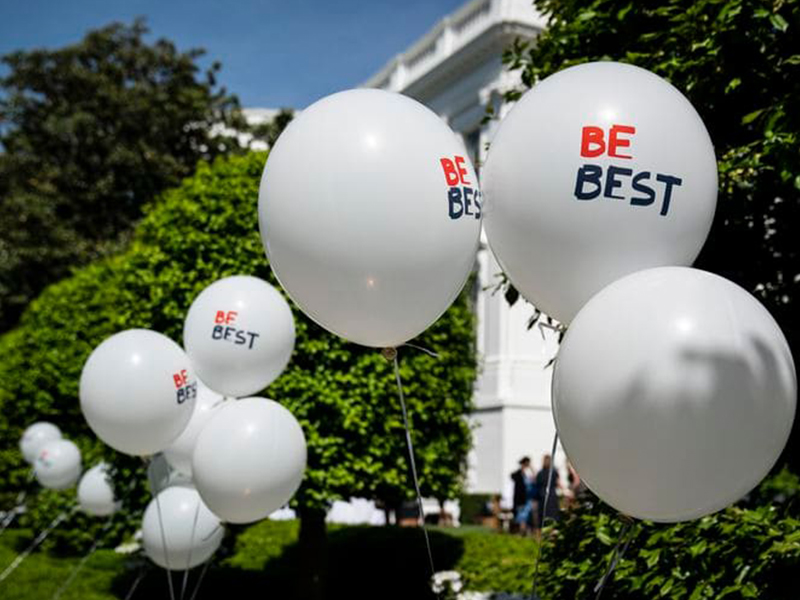 Melania Trump marks the first anniversary of Be Best