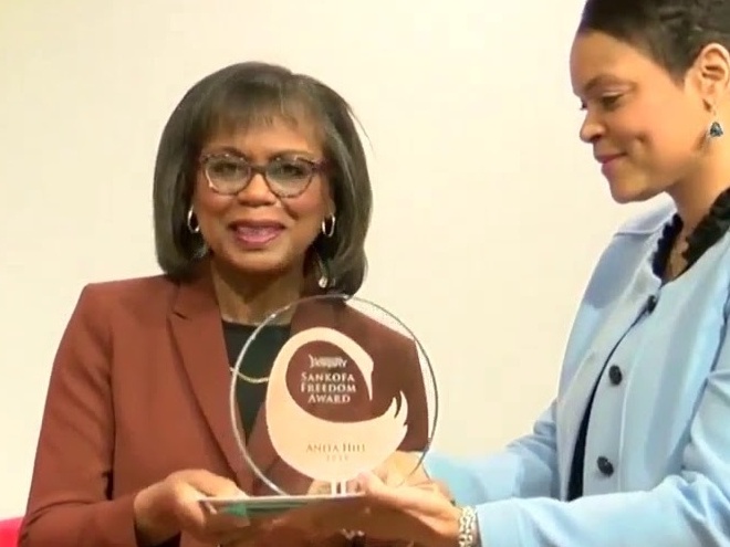 Anita Hill Receives Sankofa Freedom Award