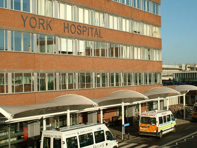 Exterior of York Hospital