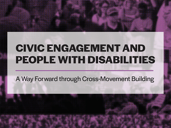 Challenging ableist norms around civic engagement